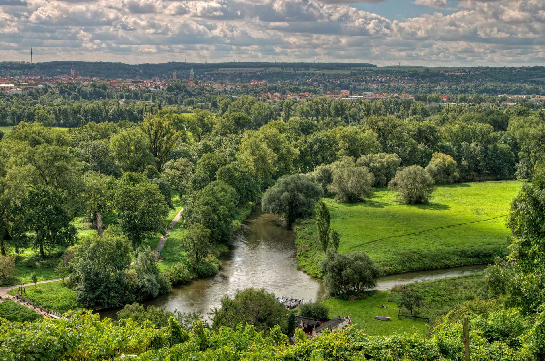 View over the landscape